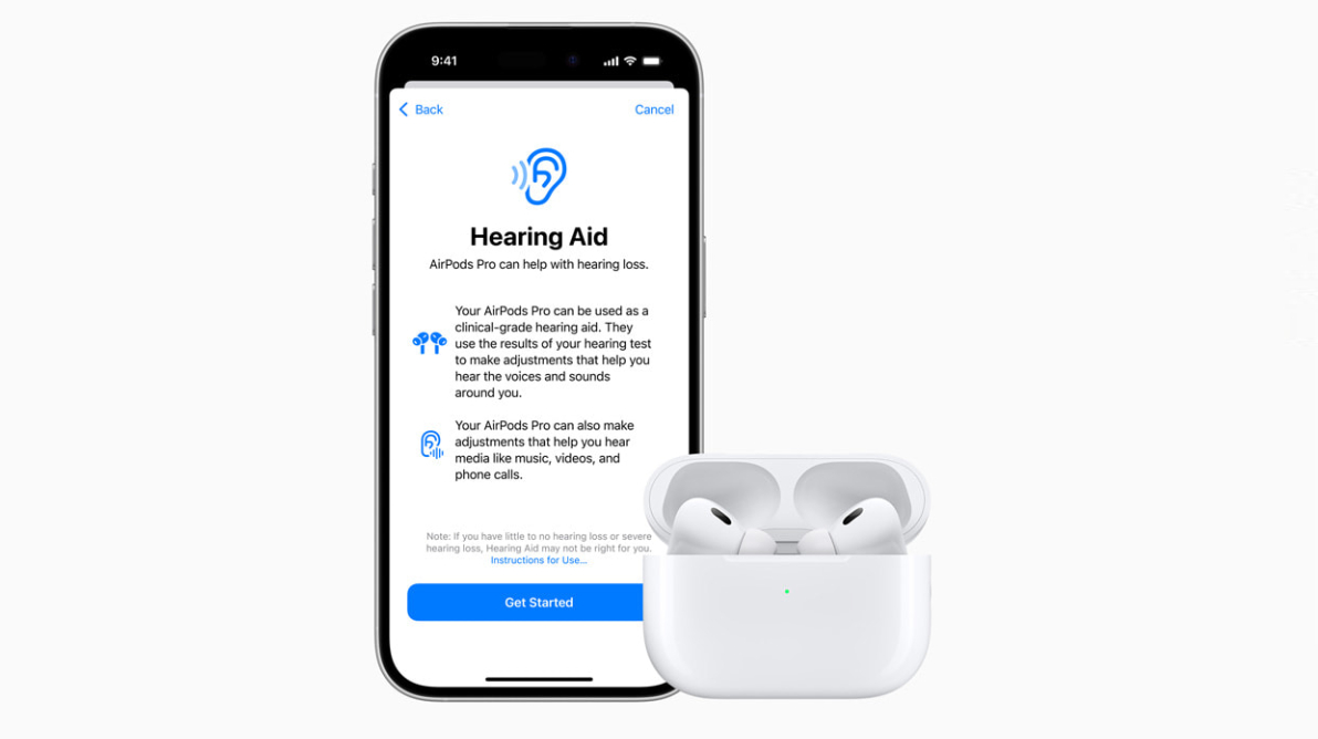 Airpods Pro 2 health and hearing feature