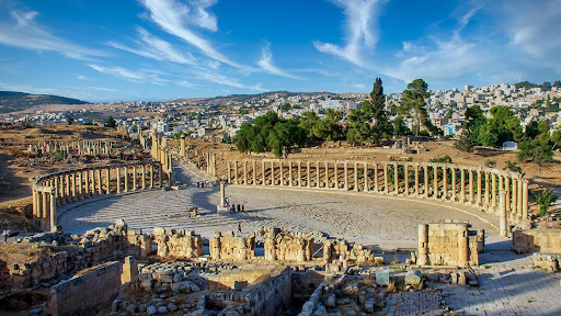 Jerash city in Jordan