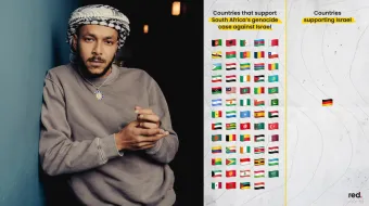 Wegz, Egyptian rapper, supports Palestine and criticize israel and Germany